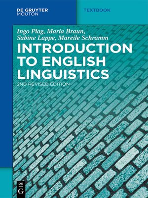 cover image of Introduction to English Linguistics